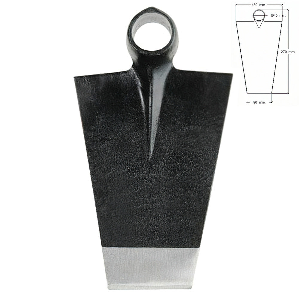 Forged hoe without handle 64/ 910 grams