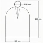 Enxada forjada sem cabo 192/1000 gramas