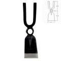 Forged hoe without handle 201/ 500 grams