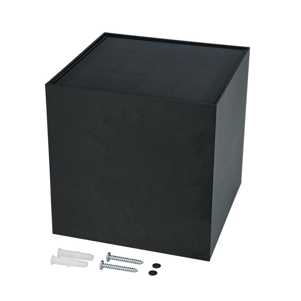 Aplique solar led 800 lúmenes con detector movimiento / crepuscular protección ip65