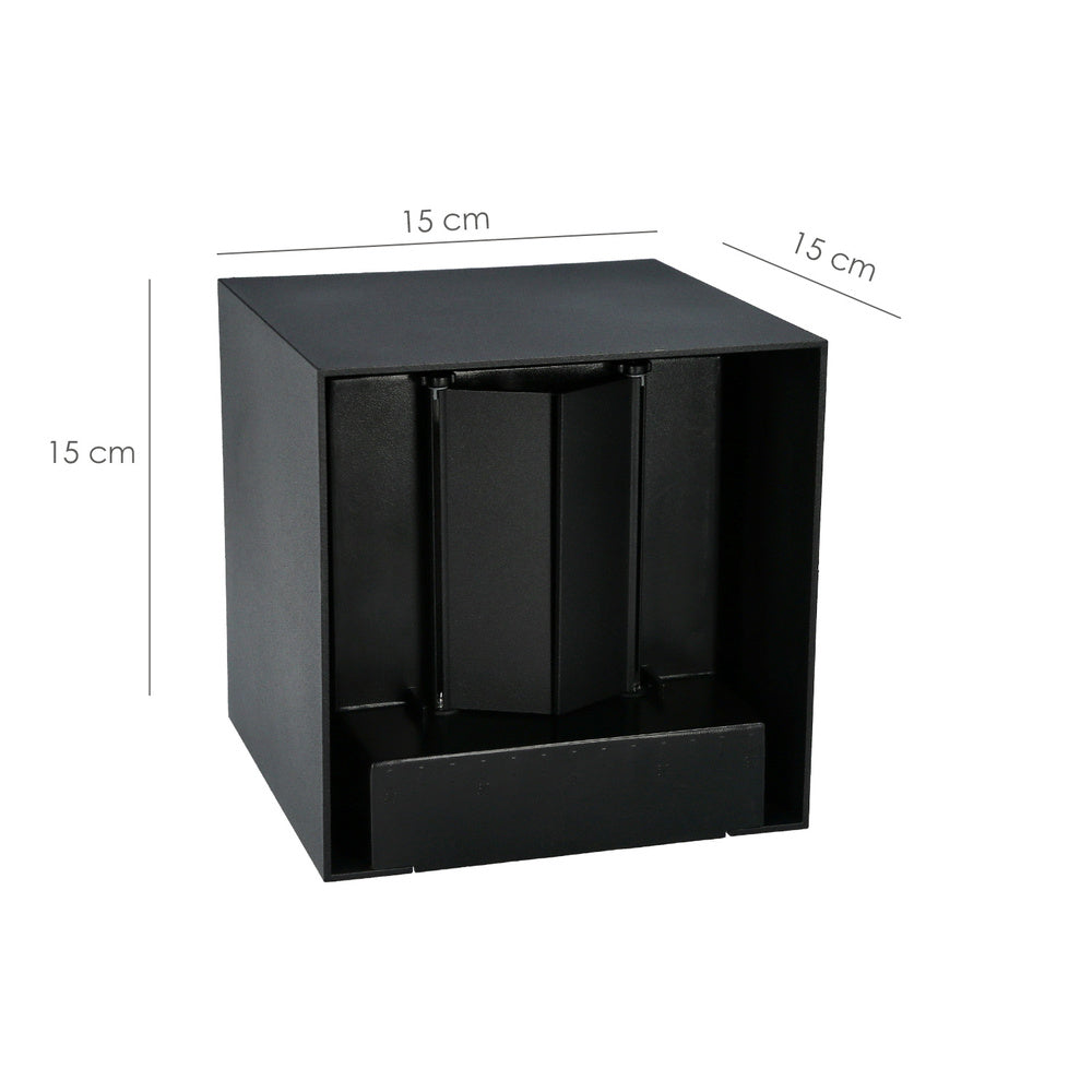 Aplique solar led 800 lúmenes con detector movimiento / crepuscular protección ip65