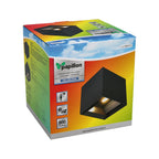 Aplique solar led 800 lúmenes con detector movimiento / crepuscular protección ip65