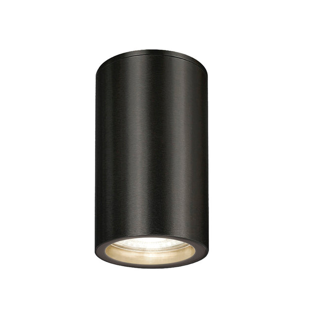 Lámpara techo foco gu10 IP65 negro aplique techo, luz jardín, lámpara jardín, luz exterior, aplique jardín