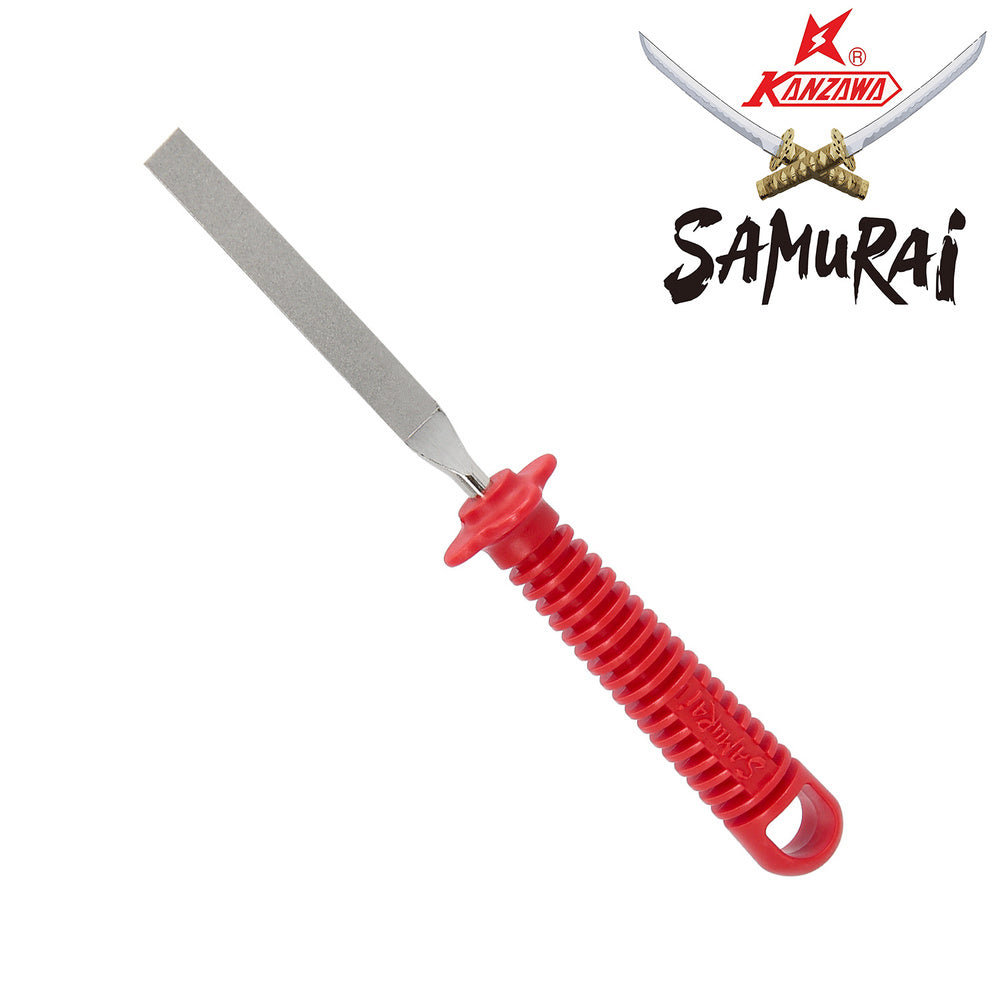 Half-round diamond samurai file