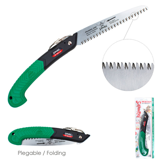 Serrucho samurai plegable 180 mm