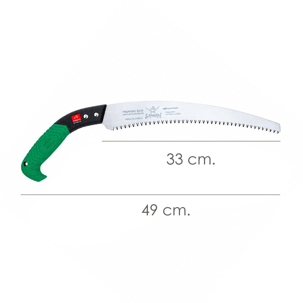 Samurai curved saw TPR handle 330 mm