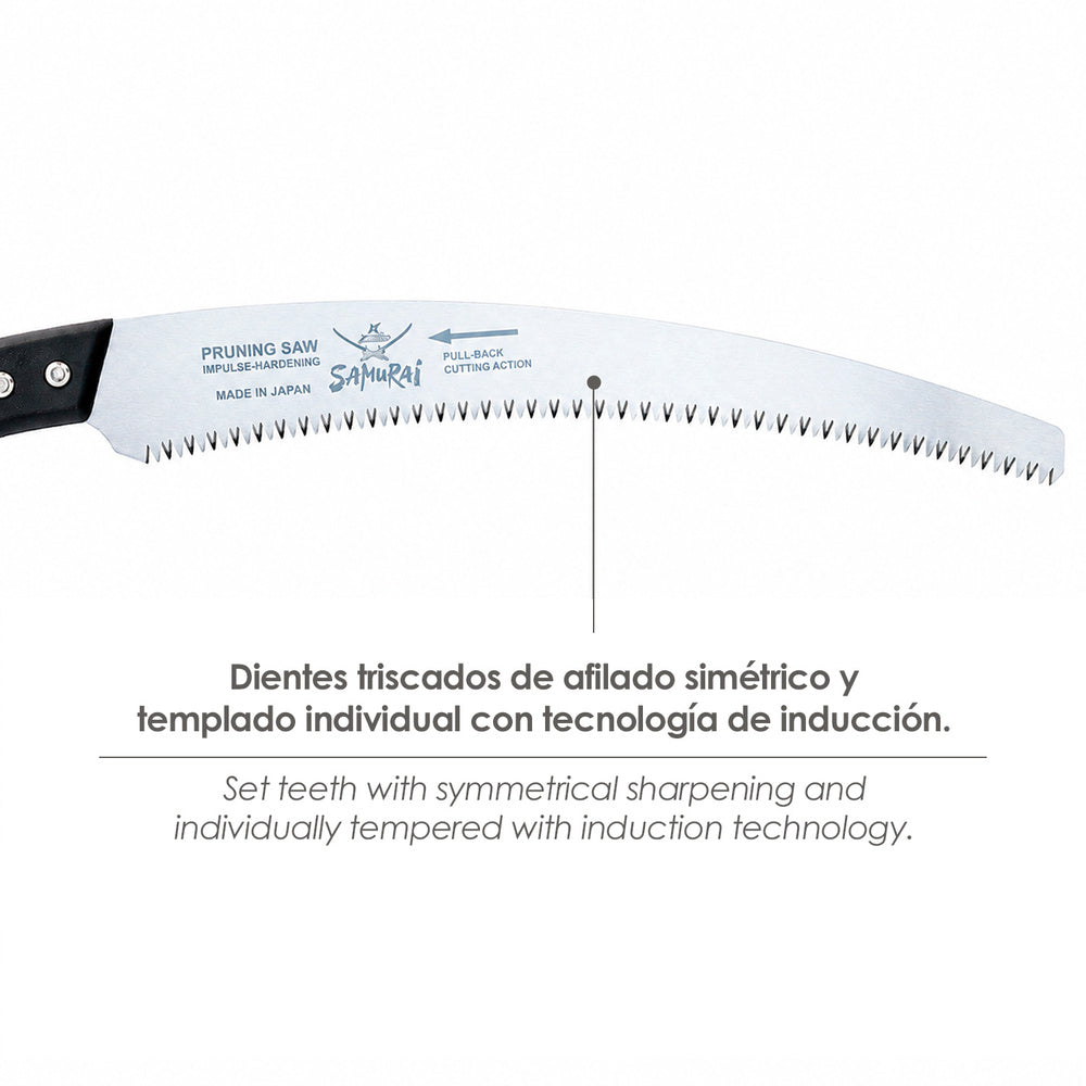 Samurai curved saw TPR handle 330 mm