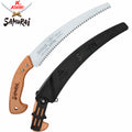 Curved Samurai Saw, wooden handle, 330 mm