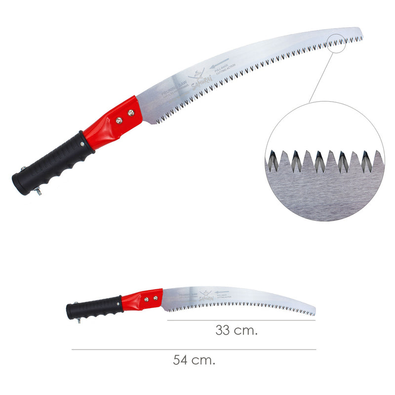 Serrucho samurai curvo para pértiga 330 mm