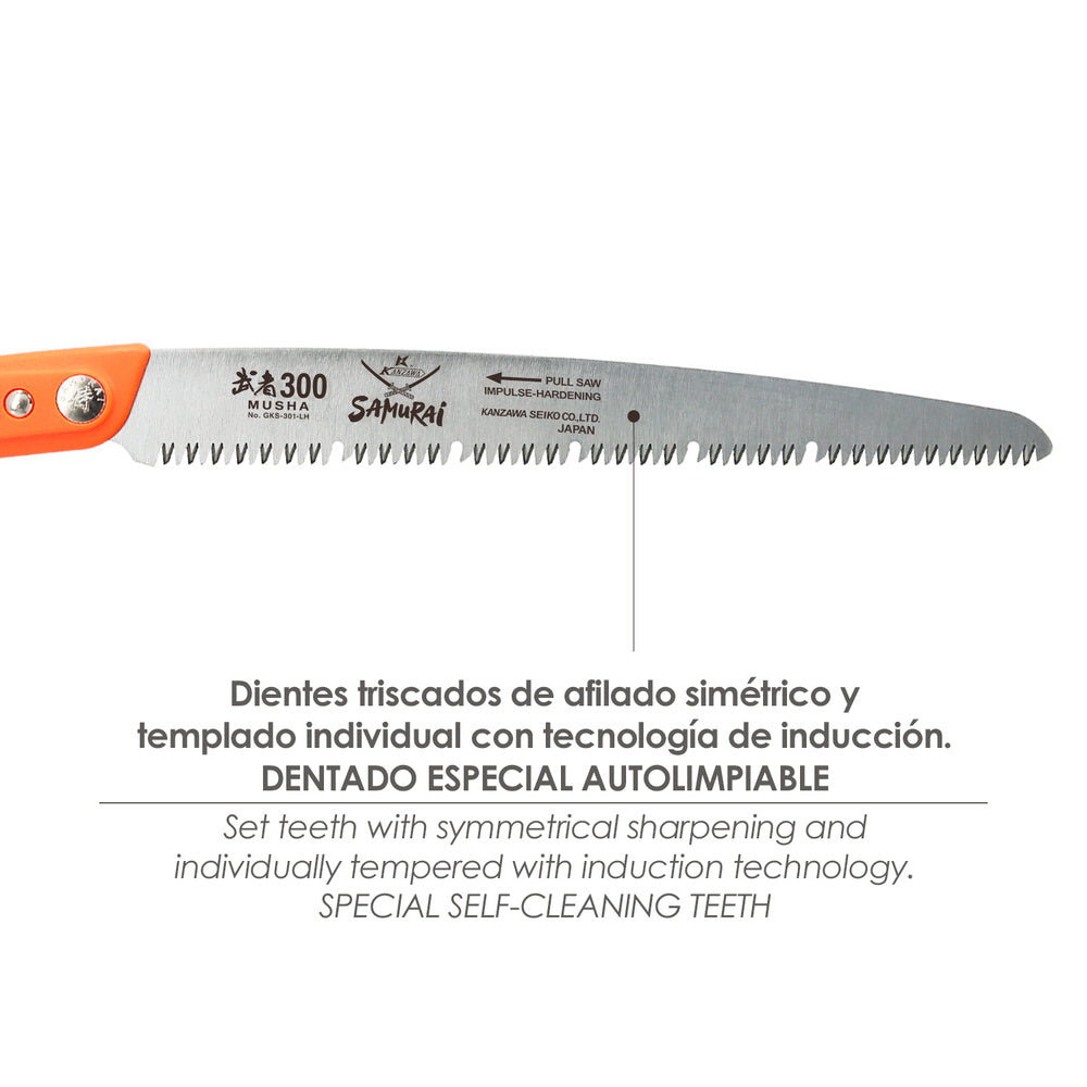 Samurai GKS 300 LH self-cleaning pruning saw