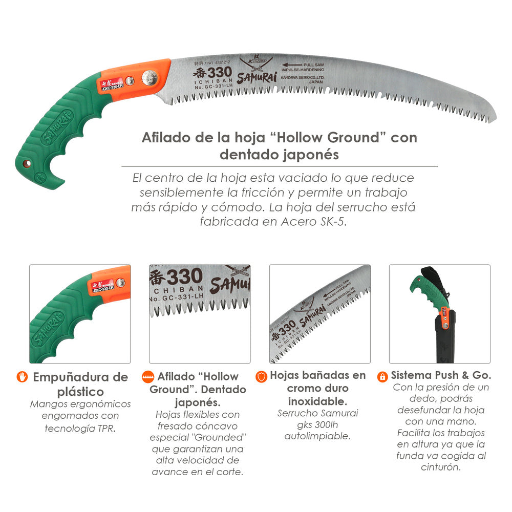 Samurai Saw GKC 330 LH Self-cleaning