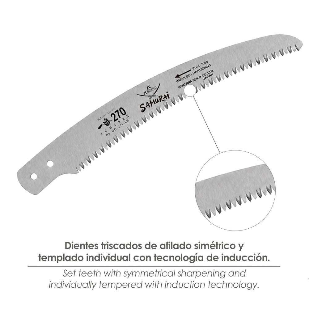 Replacement blade samurai saw gc 270 mm