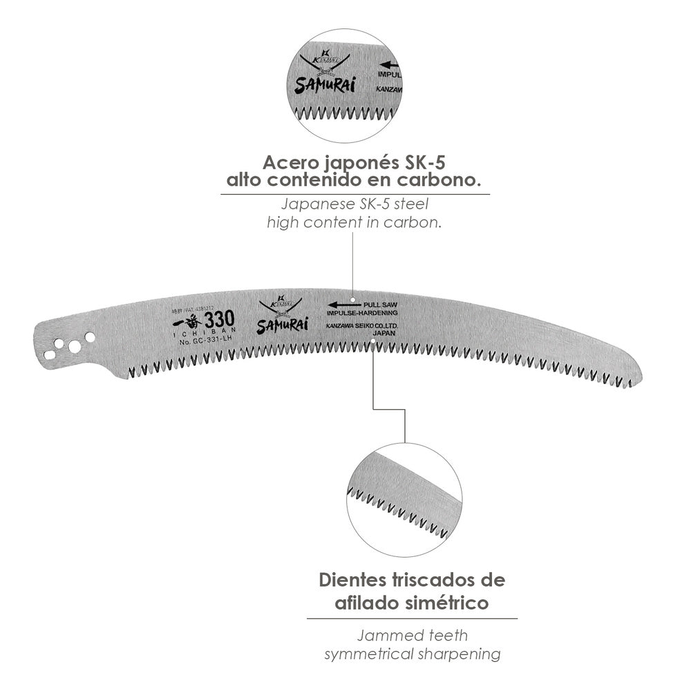 Samurai saw blade refill GC-330 mm