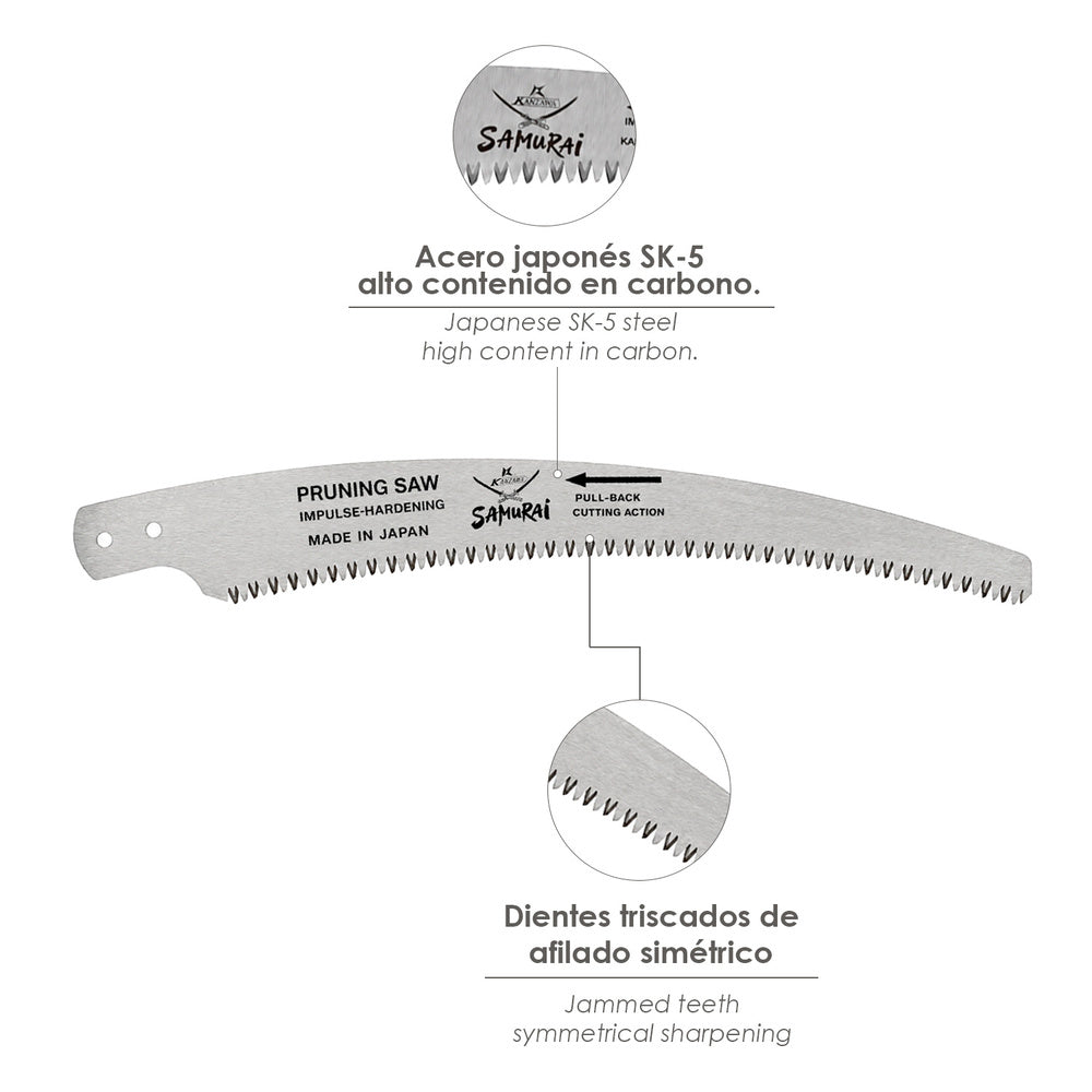 Samurai saw blade refill C 330 / W 330 mm