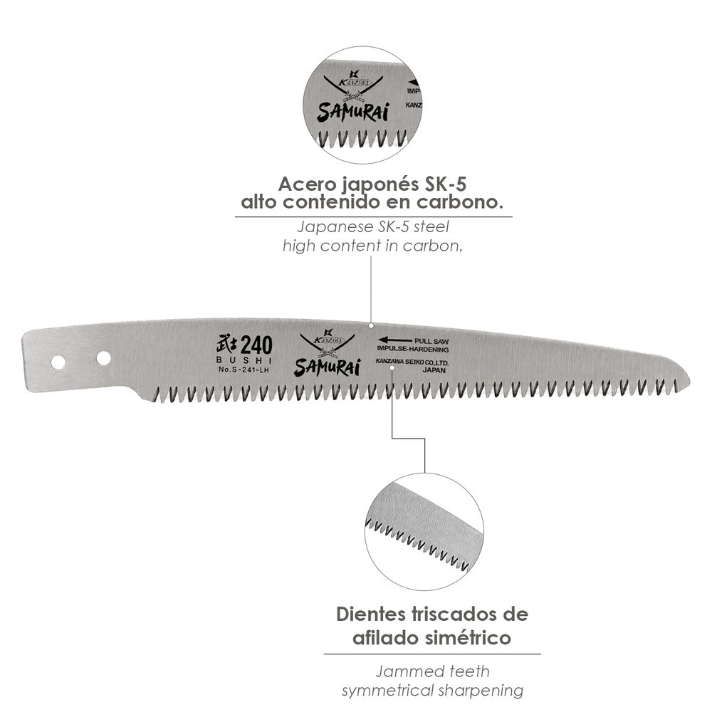 Samurai saw blade refill JS 240mm