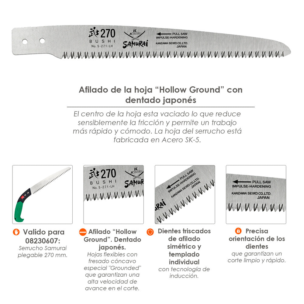 Samurai js 270 mm saw blade replacement