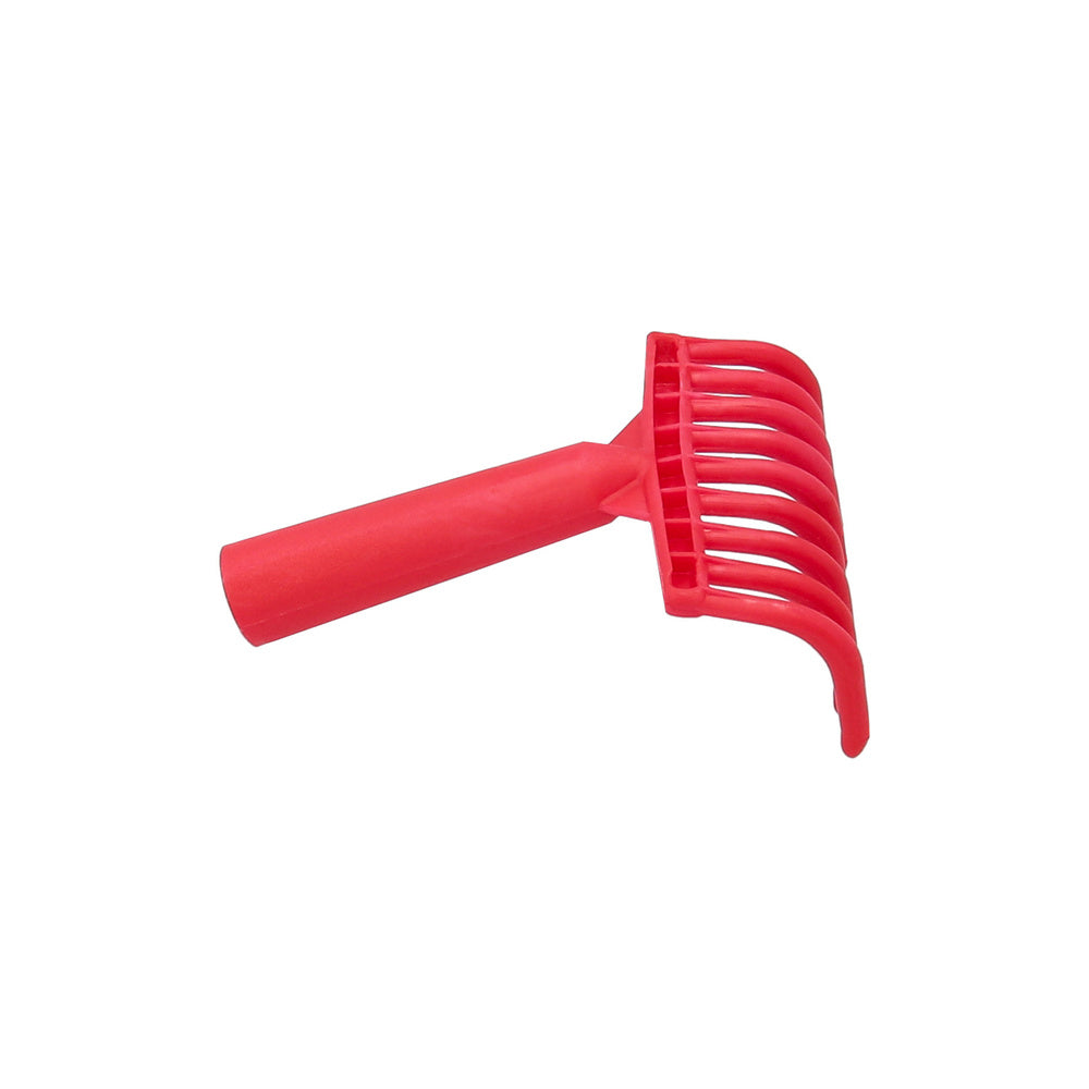 Olive harvesting hand scoop with hole