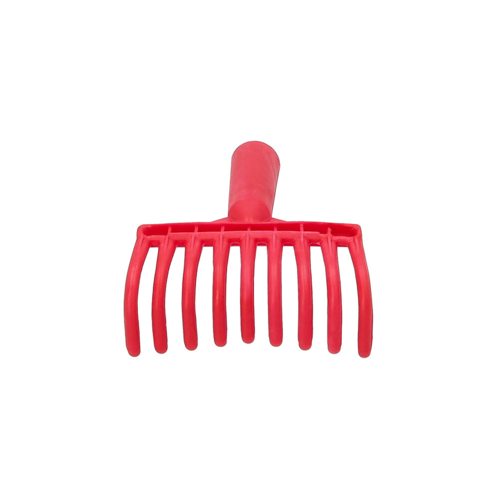 Olive harvesting hand scoop with hole
