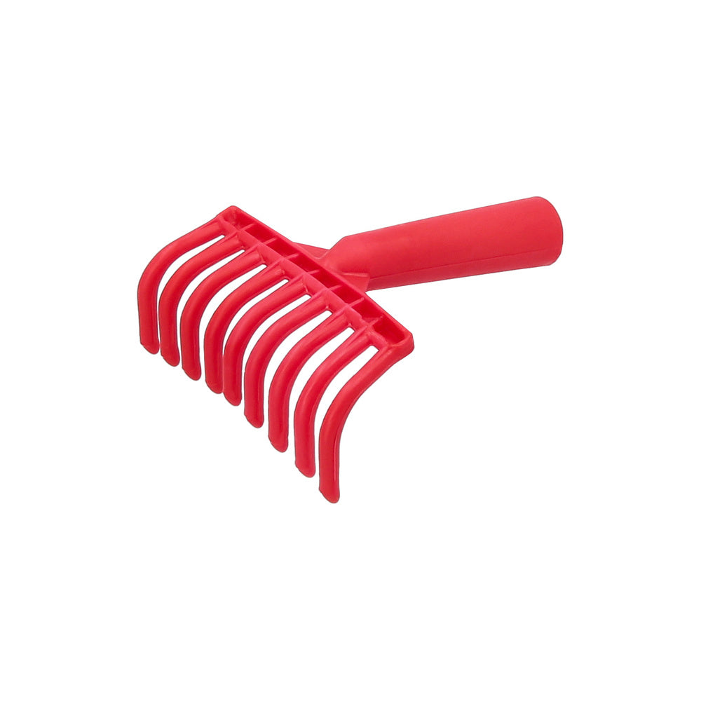 Olive harvesting hand scoop with hole