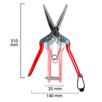 Tesoura de colheita T 702 de 210 mm