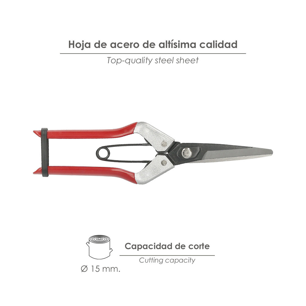 Garlic harvesting scissors 1 hand p-1702 210 mm