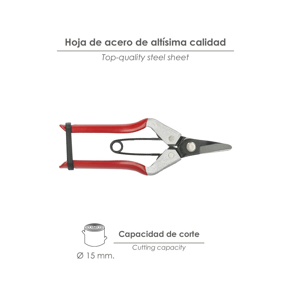 Orange harvesting shears, 1-hand, p 1202, 155 mm
