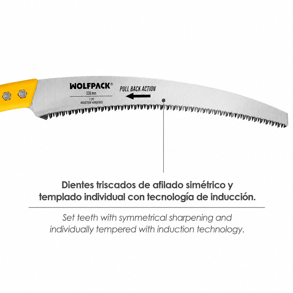Serrucho podar curvo mango tpr jd 330 mm
