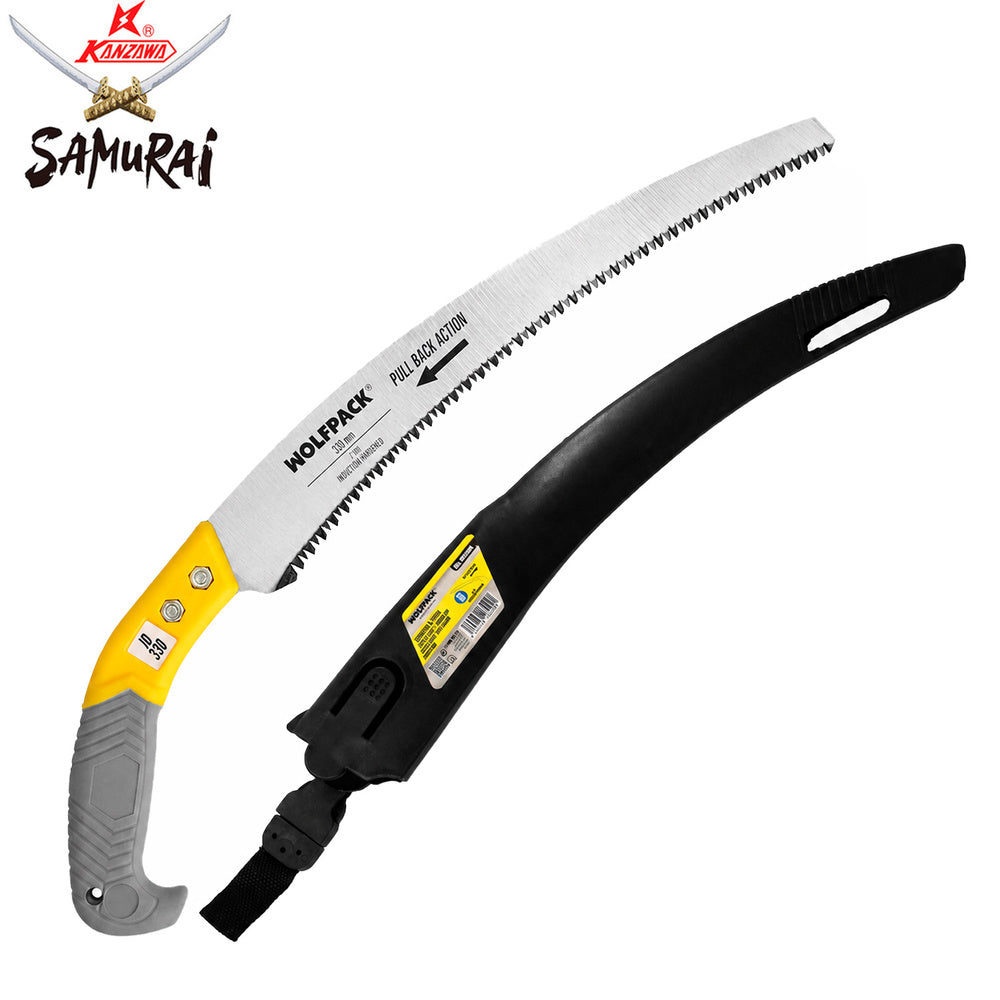 Pruning saw curved TPR handle JD 330 mm