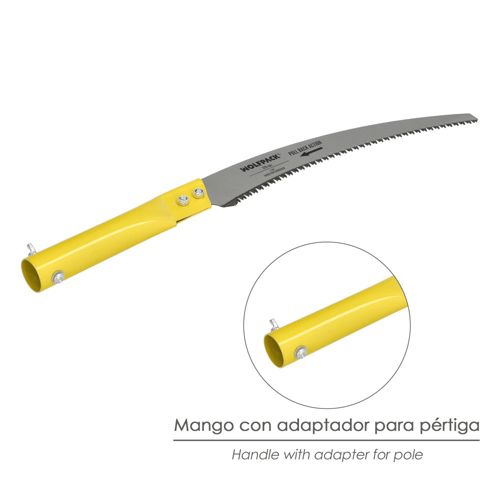 Curved pruning saw for pole jp 330 mm