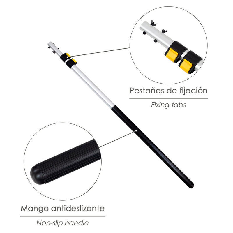 Pertiga aluminio para serrucho 08260987 1+1+1 metros