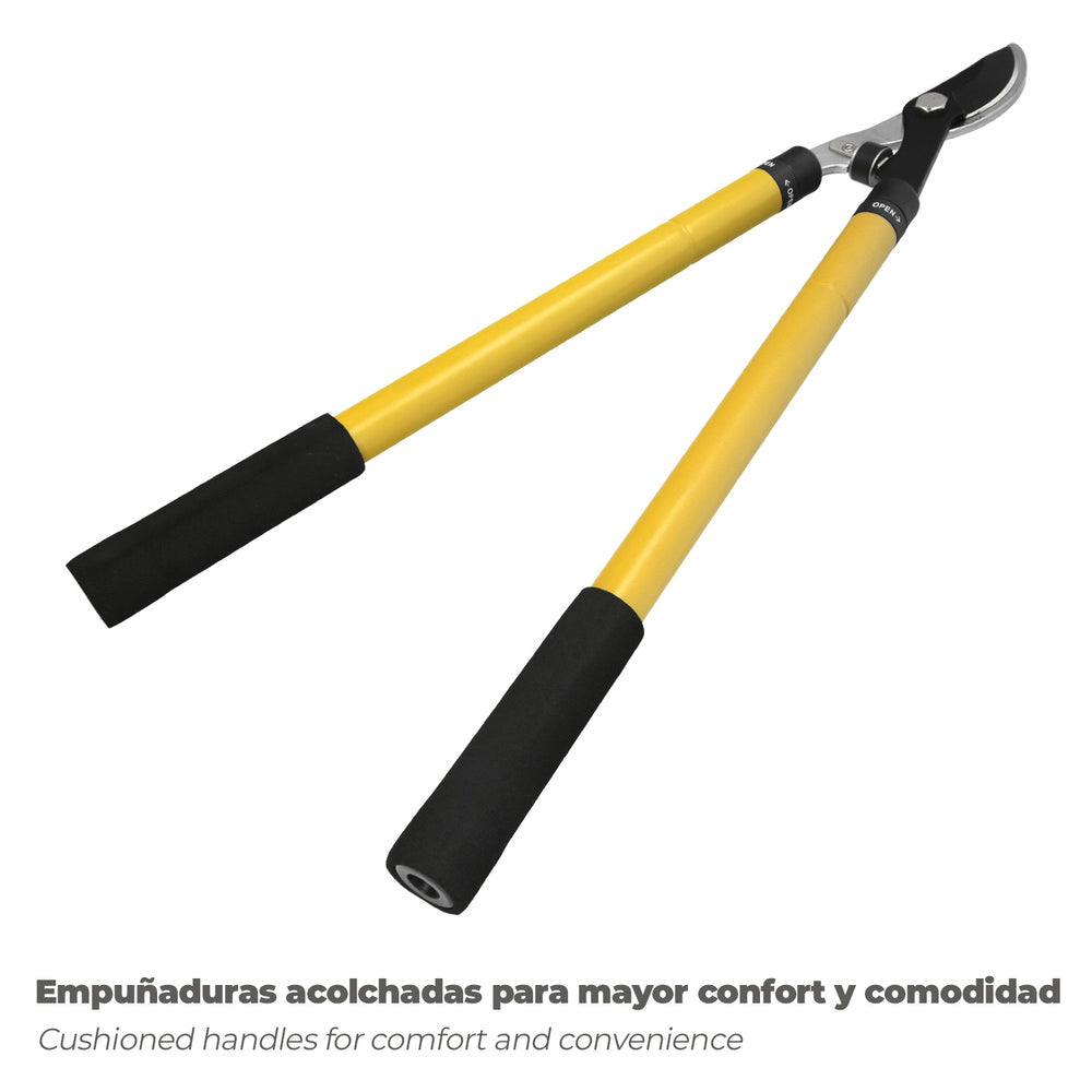Professional telescopic steel pruning shears 2-hand