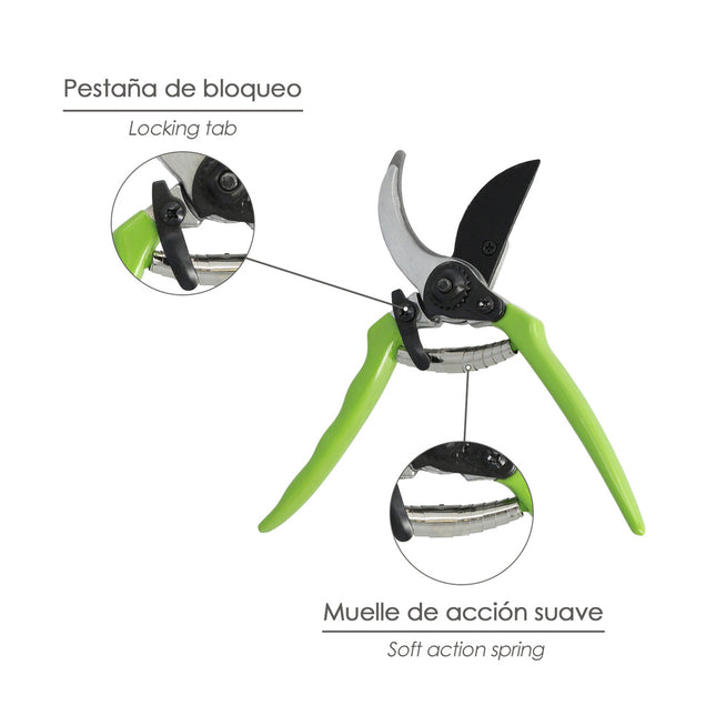 Tijera podar 1 mano 200 mm. PTFE