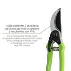 Tijera podar 1 mano 200 mm ptfe.