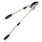 Tijeras podar 2 manos yunque. Telescópica de 68 a 95 cm mango aluminio multiplicador fuerza, corte ø 35 mm empuñadura tpr