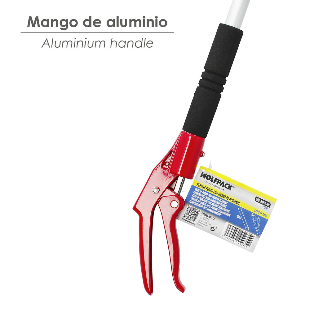 Wolfpack pruning pole aluminum handle 180 cm