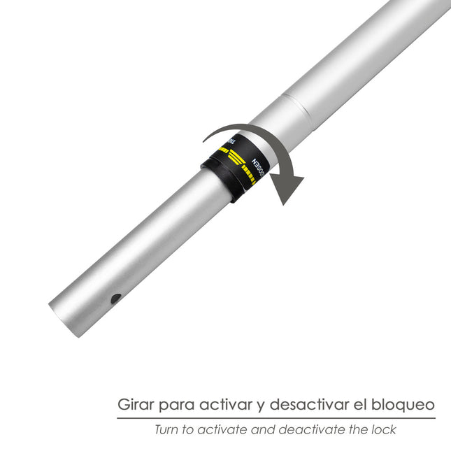 Mango extensible aluminio para cortarramas wolfpack