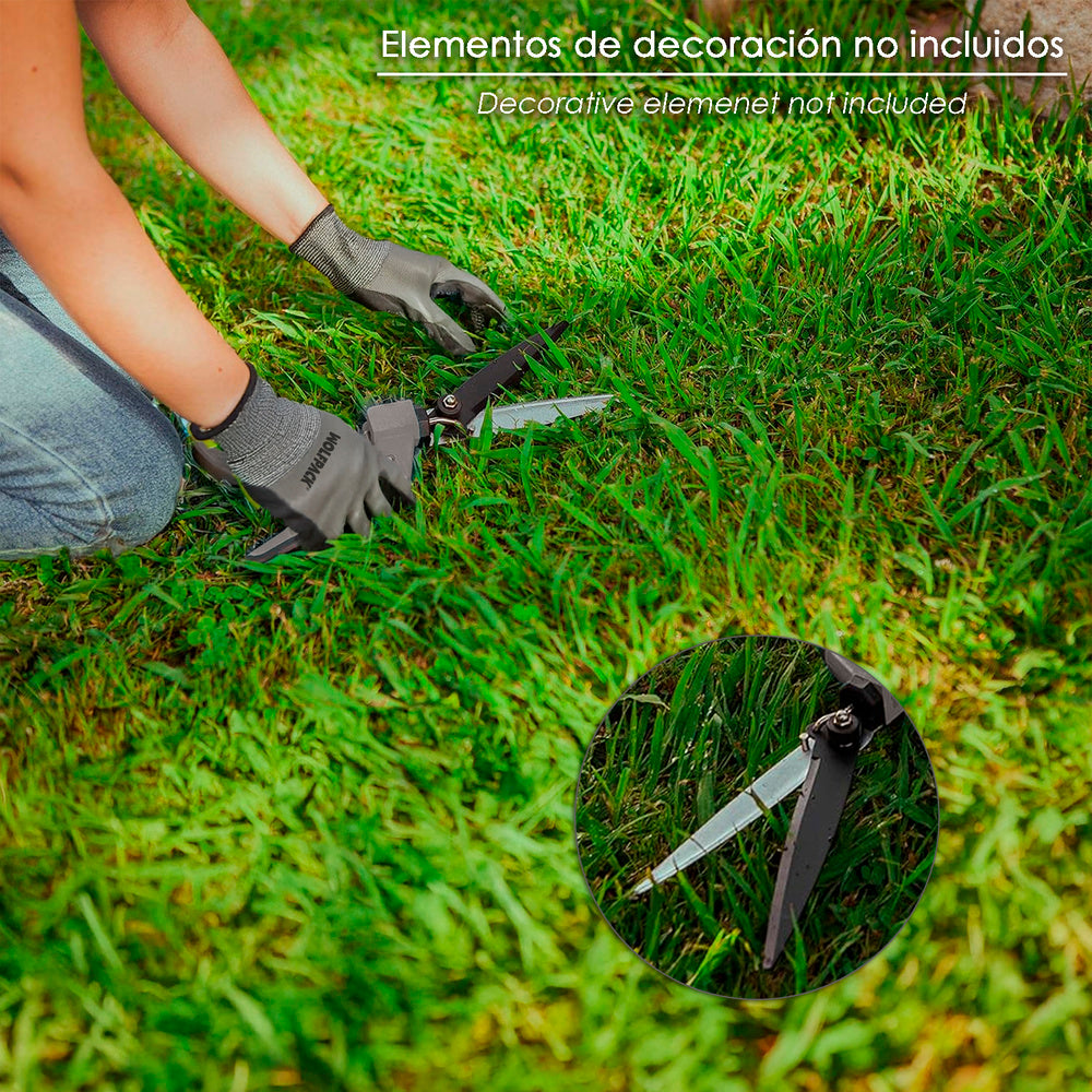 Stainless steel multi-position grass shears