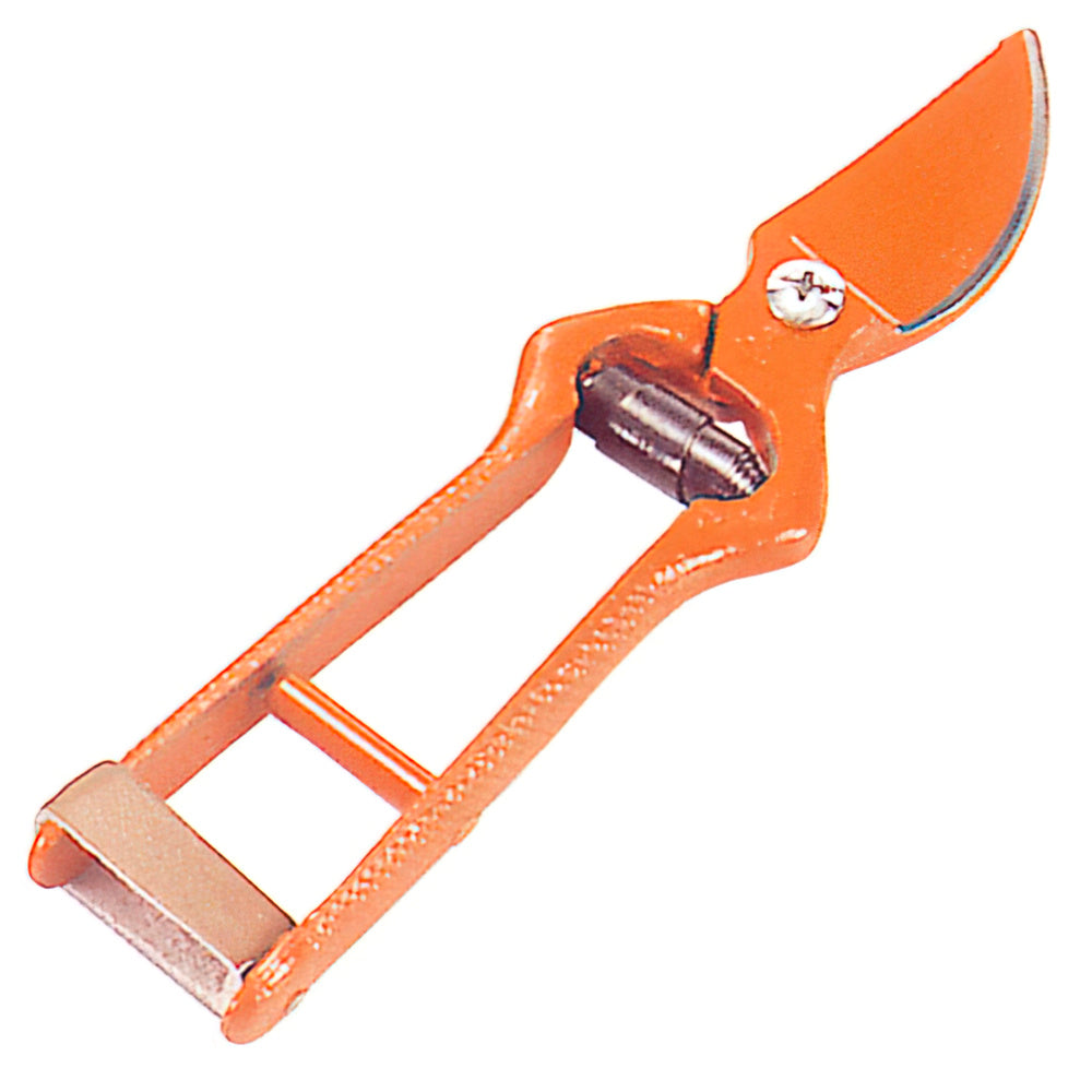 Tijeras vendimiar forjada curva  1 mano 18 cm