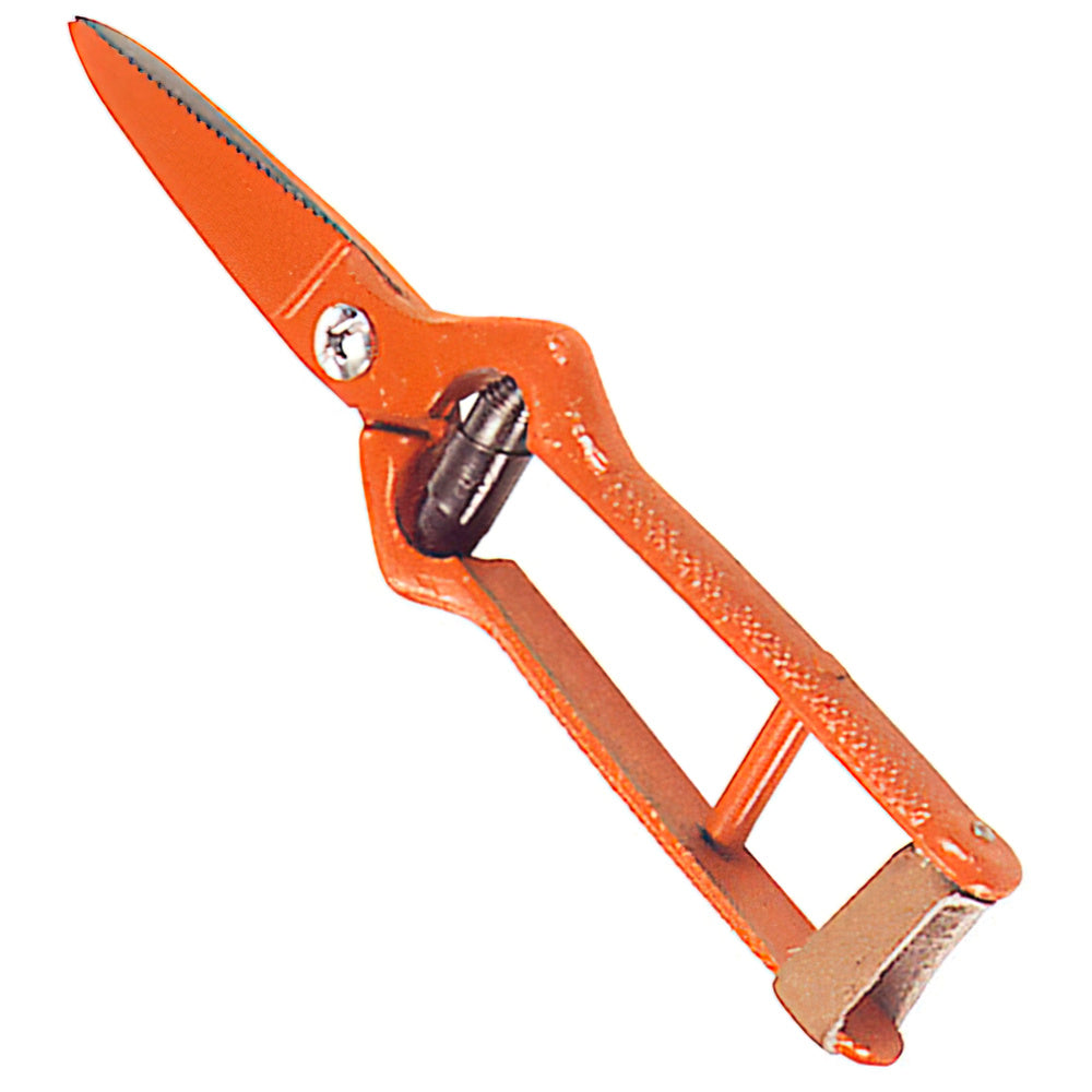 Tijeras vendimiar forjada recta  1 mano   19 cm