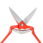 Grape harvesting scissors, forged, straight, 1-hand, 19 cm