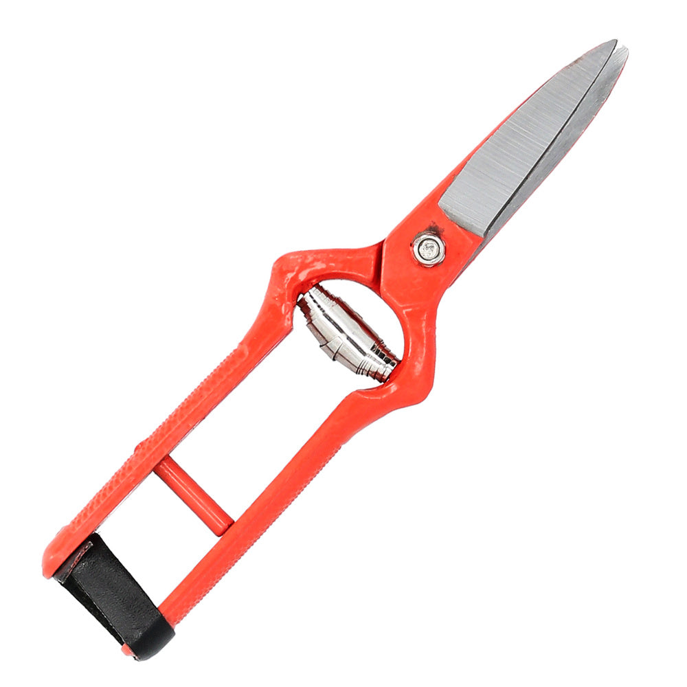 Grape harvesting scissors, forged, straight, 1-hand, 19 cm