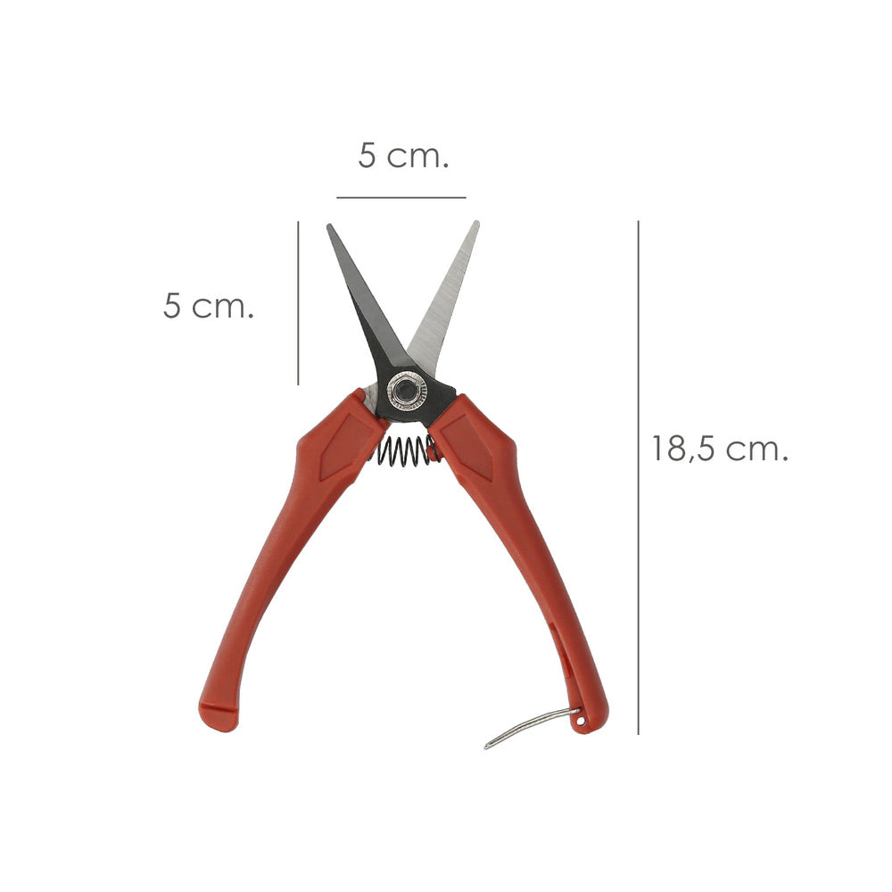 Tesouras de vindima retas 1 mão p10/18 cm