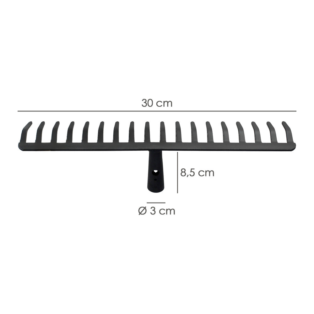 Rake head 5 mm 12 teeth agricultural