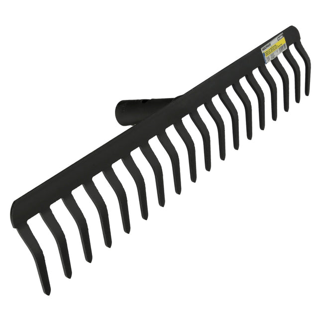 Rastrillo sin mango 18 puas de 5 mm. uso  agricola