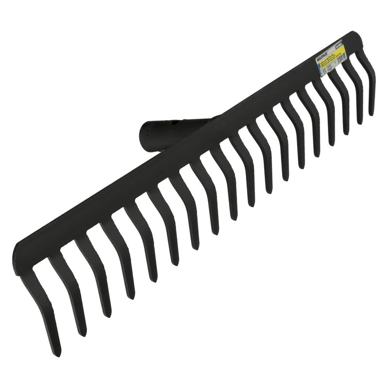 Rastrillo sin mango 18 puas de 5 mm. uso  agricola