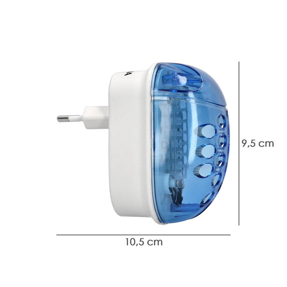 Exterminador de insectos a pared 1,5 watt.