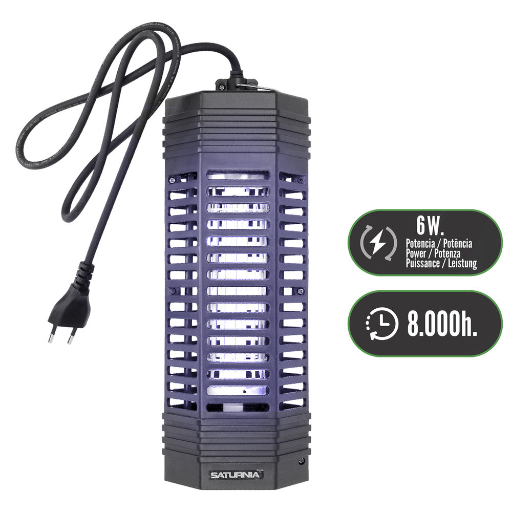 Exterminador de insectos 6w.