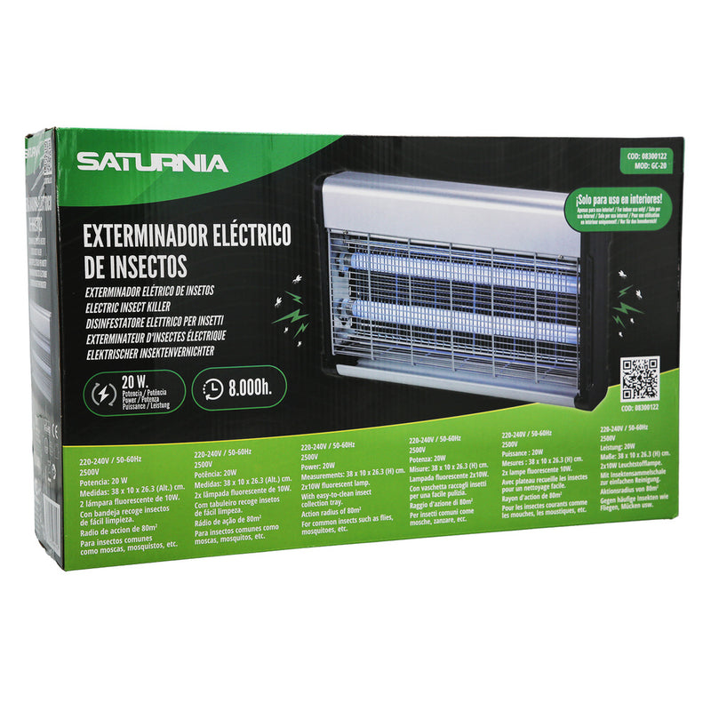 Exterminador de insectos 20 w