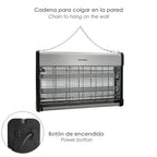 Exterminador de insectos 30 w.