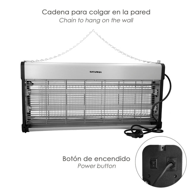 Exterminador de insectos 40 w